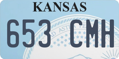 KS license plate 653CMH