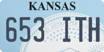 KS license plate 653ITH