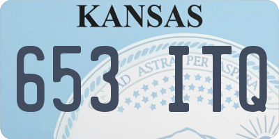 KS license plate 653ITQ
