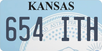 KS license plate 654ITH