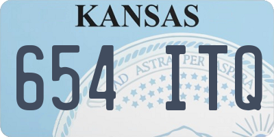 KS license plate 654ITQ