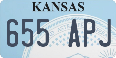 KS license plate 655APJ