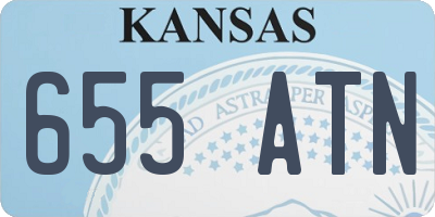 KS license plate 655ATN