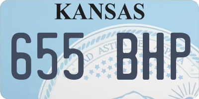 KS license plate 655BHP