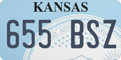 KS license plate 655BSZ