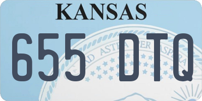 KS license plate 655DTQ