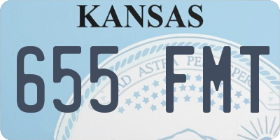 KS license plate 655FMT