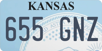 KS license plate 655GNZ