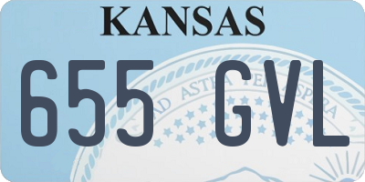 KS license plate 655GVL