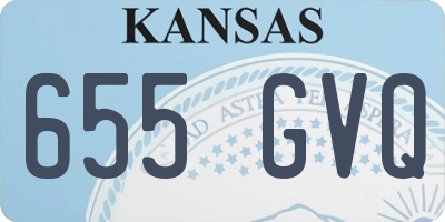 KS license plate 655GVQ