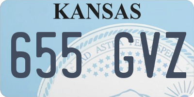 KS license plate 655GVZ