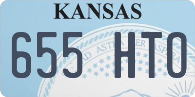 KS license plate 655HTO