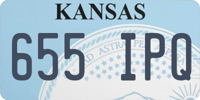KS license plate 655IPQ