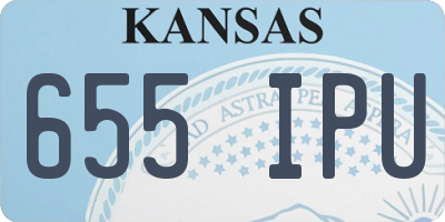 KS license plate 655IPU