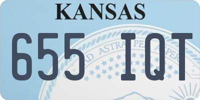 KS license plate 655IQT