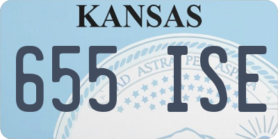 KS license plate 655ISE