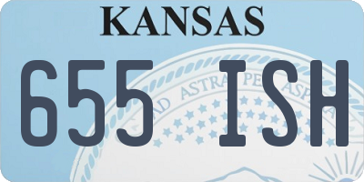KS license plate 655ISH