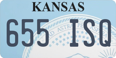 KS license plate 655ISQ