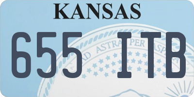 KS license plate 655ITB