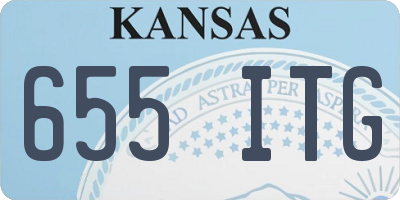 KS license plate 655ITG