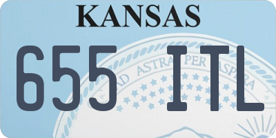 KS license plate 655ITL