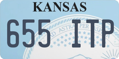 KS license plate 655ITP