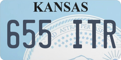 KS license plate 655ITR