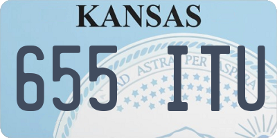 KS license plate 655ITU