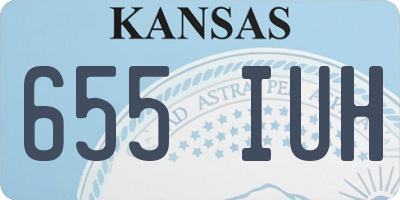 KS license plate 655IUH