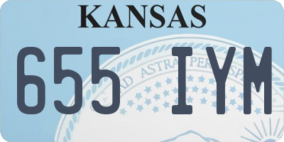 KS license plate 655IYM