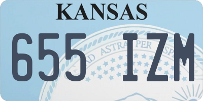 KS license plate 655IZM