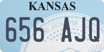 KS license plate 656AJQ