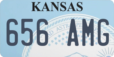 KS license plate 656AMG