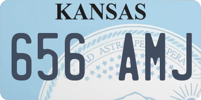 KS license plate 656AMJ