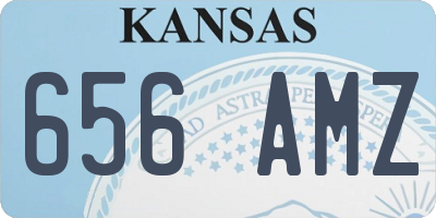 KS license plate 656AMZ