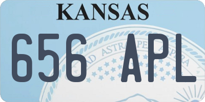 KS license plate 656APL