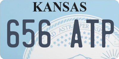 KS license plate 656ATP