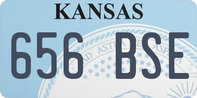 KS license plate 656BSE