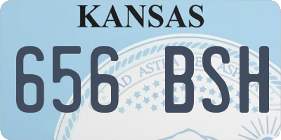 KS license plate 656BSH