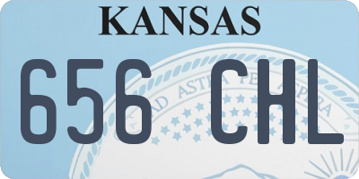 KS license plate 656CHL