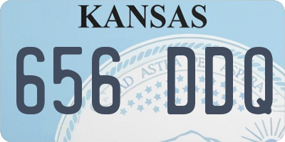 KS license plate 656DDQ