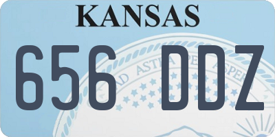 KS license plate 656DDZ
