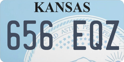 KS license plate 656EQZ
