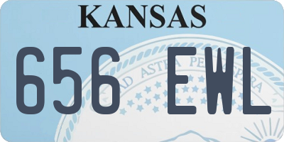 KS license plate 656EWL