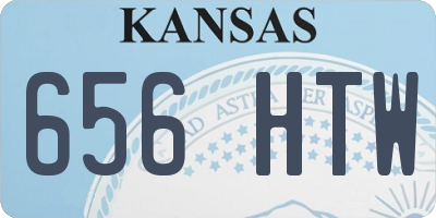 KS license plate 656HTW