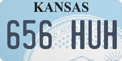 KS license plate 656HUH