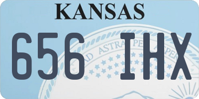 KS license plate 656IHX