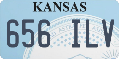 KS license plate 656ILV