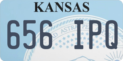 KS license plate 656IPQ