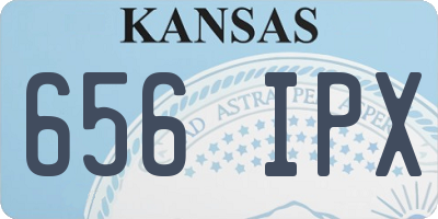 KS license plate 656IPX
